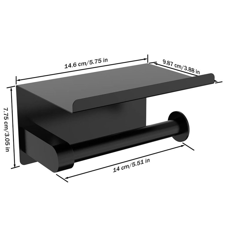 Roundhill Wall Mount Toilet Paper Holder Wayfair